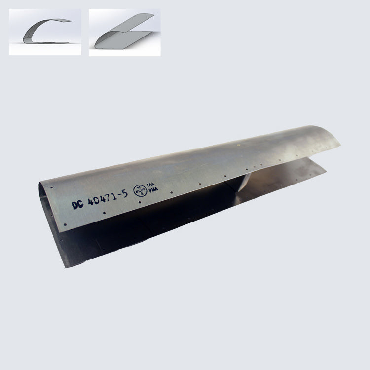 Right #1 Aileron Leading Edge Cover, 17.25 FAA/PMA Approved
