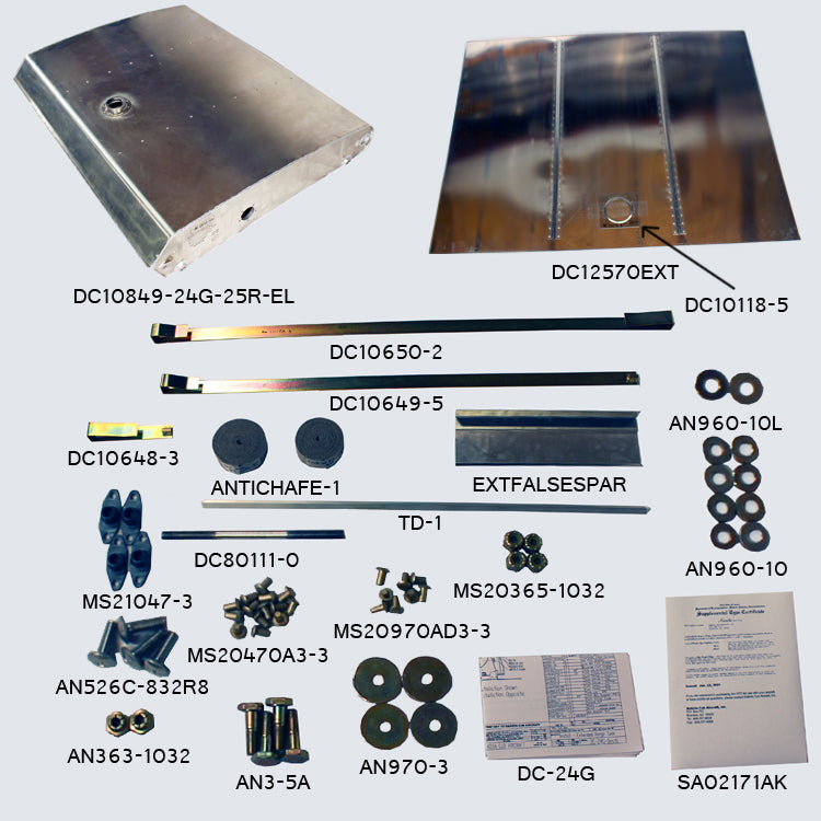 Fuel Tank Kit - 24g Right, Electric