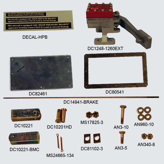 Extended High-Pressure Brake Master Cylinder Kit