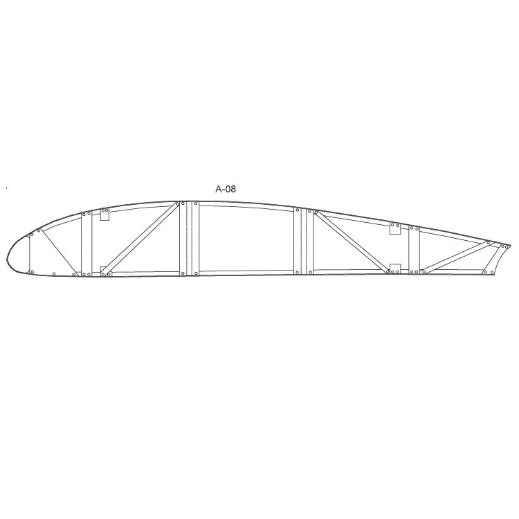 Aileron Rib, J3 Metal Spar, PA-18