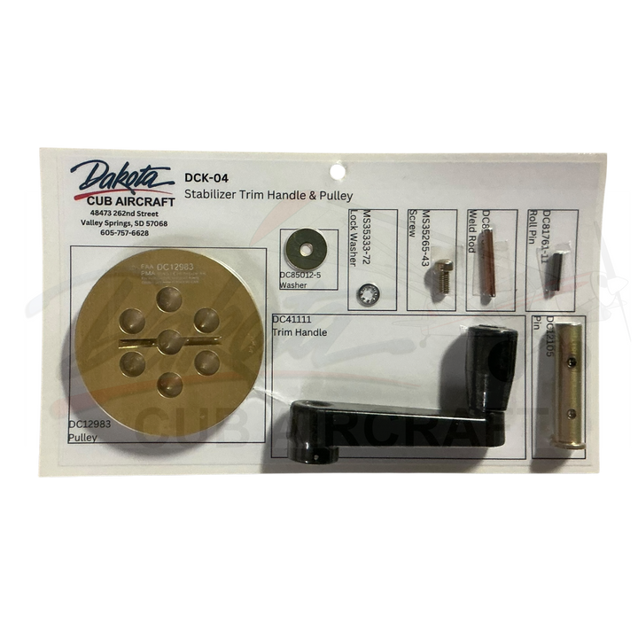 DCK-04 Nose Trim Pulley &amp; Handle Assembly w/ Decal
