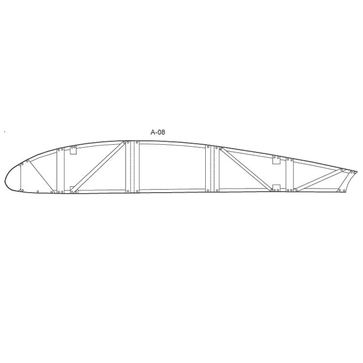 Aileron Rib, J3 Metal Spar, PA-18
